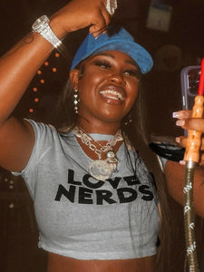 Love Nerds Fashion Crop Tee