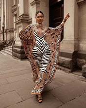 Load image into Gallery viewer, Zebra Warrior Fashion Gown
