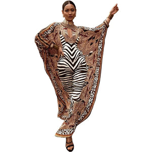 Zebra Warrior Fashion Gown