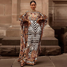 Load image into Gallery viewer, Zebra Warrior Fashion Gown
