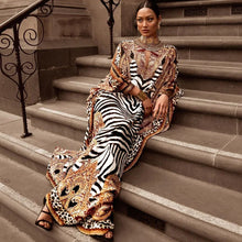 Load image into Gallery viewer, Zebra Warrior Fashion Gown
