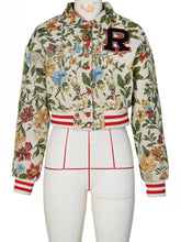 Load image into Gallery viewer, Royal Garden Baseball Varsity Jacket
