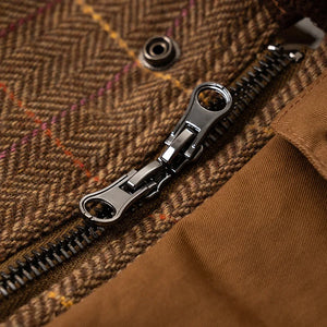 F. Bentley Plaid Fashion Coat