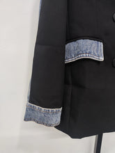 Load image into Gallery viewer, Ciara Fashion Denim Blazer Jacket
