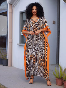 Nile Judah Zebra Fashion Gown