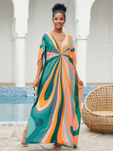Load image into Gallery viewer, Jubilee Royal Judah Fashion Shawl Gown
