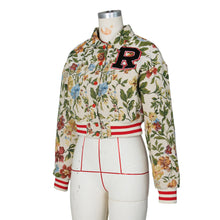 Load image into Gallery viewer, Royal Garden Baseball Varsity Jacket
