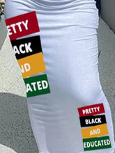 Load image into Gallery viewer, Pretty, Black and Educated Curve Dress
