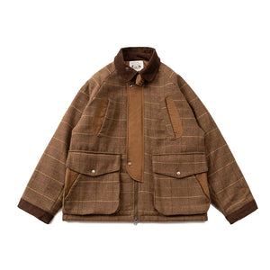 F. Bentley Plaid Fashion Coat