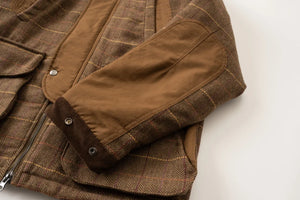 F. Bentley Plaid Fashion Coat