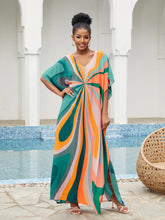 Load image into Gallery viewer, Jubilee Royal Judah Fashion Shawl Gown
