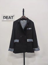 Load image into Gallery viewer, Ciara Fashion Denim Blazer Jacket
