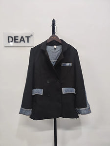 Ciara Fashion Denim Blazer Jacket