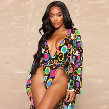 Load image into Gallery viewer, Hearts and Spades Queen Fashion Swimsuit with Cover-Up
