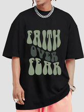 Load image into Gallery viewer, Faith Over Fear Strength In Truth Tshirt
