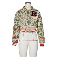 Load image into Gallery viewer, Royal Garden Baseball Varsity Jacket
