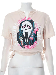 Scream Sidney Fashion Crop Tee