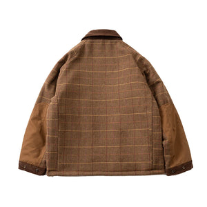 F. Bentley Plaid Fashion Coat