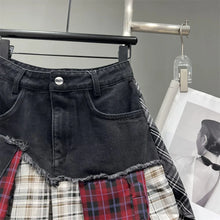 Load image into Gallery viewer, Saved By The Belle 90&#39;s Flannel Mini Skirt
