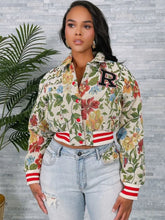 Load image into Gallery viewer, Royal Garden Baseball Varsity Jacket
