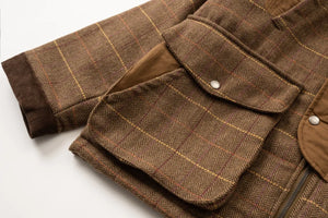 F. Bentley Plaid Fashion Coat