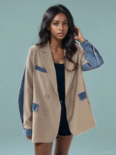 Load image into Gallery viewer, Ciara Fashion Denim Blazer Jacket
