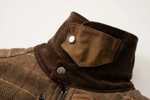 F. Bentley Plaid Fashion Coat