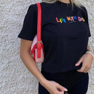 In Living Color, Life With God Rainbow Tshirt