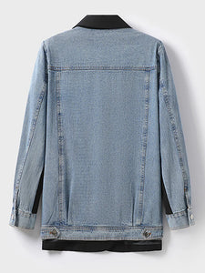 Ciara Fashion Denim Blazer Jacket