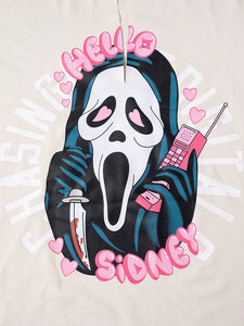 Scream Sidney Fashion Crop Tee