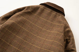 F. Bentley Plaid Fashion Coat