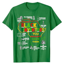 Load image into Gallery viewer, Black Inventions You Need To Know Tshirt
