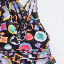 Load image into Gallery viewer, Hearts and Spades Queen Fashion Swimsuit with Cover-Up
