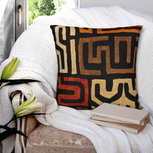 Load image into Gallery viewer, Judah Tribal Maze Pillow Cover
