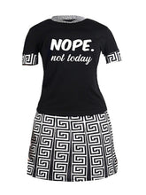 Load image into Gallery viewer, Nope Cheerleader Fashion Set

