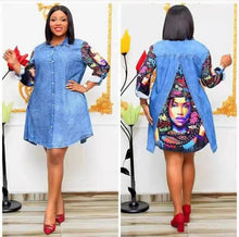 Load image into Gallery viewer, Art Melanin Covergirl Queen Dress
