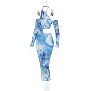 Aqua Melanin Dress