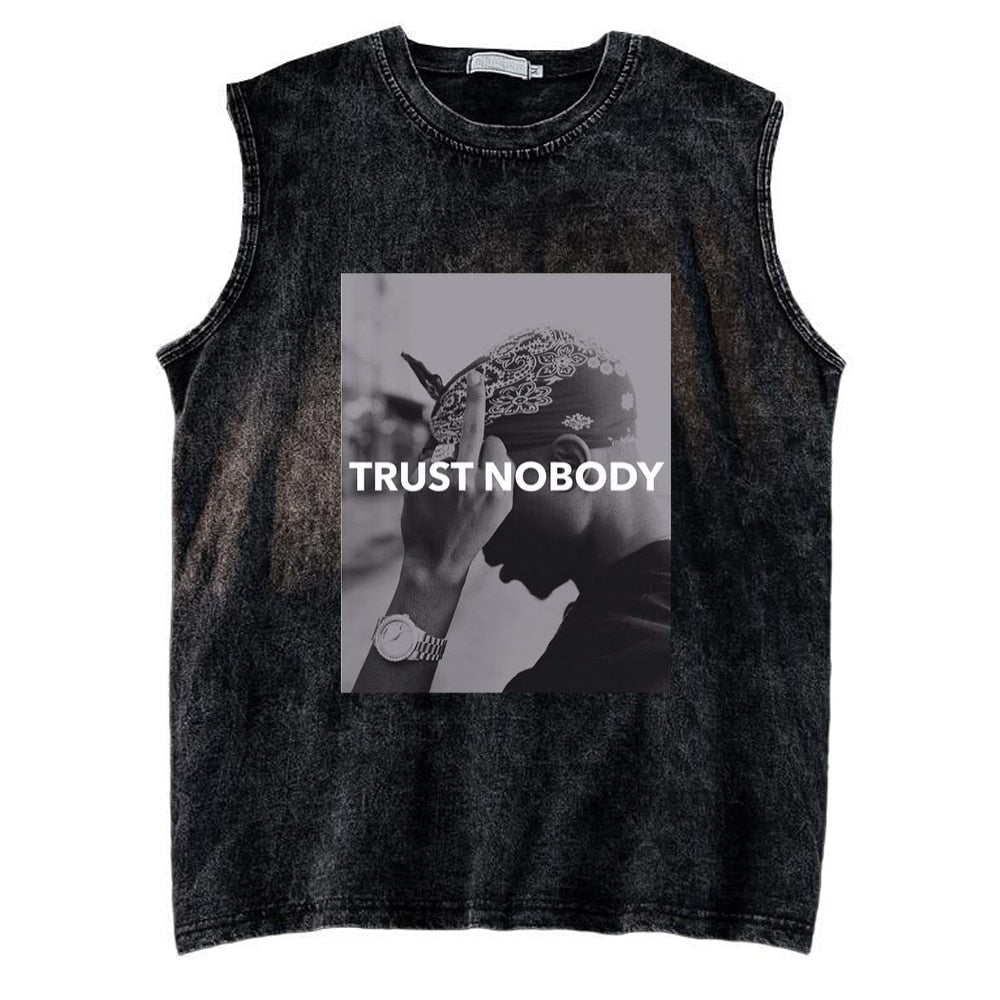 Trust Nobody Washed Pac King Tank
