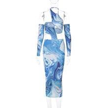 Load image into Gallery viewer, Aqua Melanin Dress
