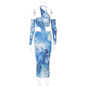 Aqua Melanin Dress