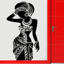 Load image into Gallery viewer, African Tribal Princess Wall Vinyl
