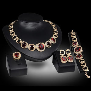 Ethiopian Gold plated Regal Jewelry set