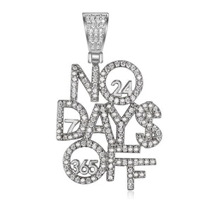 No Days Off Chain (Gold or Imitation Rhodium Plated)