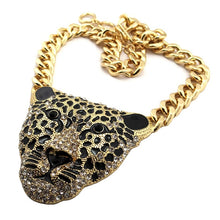 Load image into Gallery viewer, 18K Leopard Gold Plated Choker

