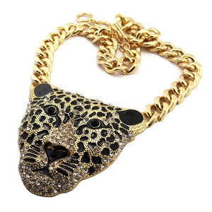 18K Leopard Gold Plated Choker