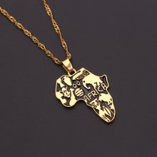 Load image into Gallery viewer, 18K Gold Plated Motherland Necklace Collection
