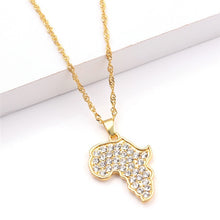 Load image into Gallery viewer, 24K Gold Plated Motherland Necklace Collection
