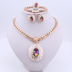 Faberge Jewelry Set (Gold or Silver Plated)