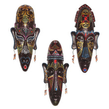 Load image into Gallery viewer, Hand-Painted Custom Tribal Masks
