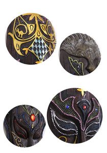 Hand-Painted Custom Tribal Masks